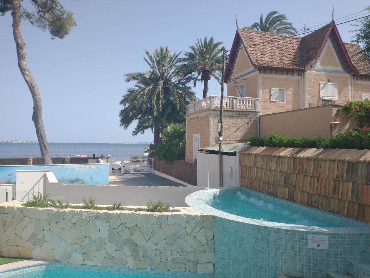 Modern Nieuwbouwappartement Aan Het Strand Van De Mar Menor In Santiago De La Ribera Lo Pagán Exterior foto